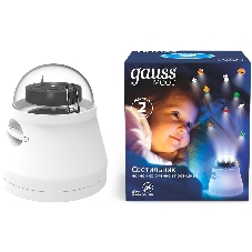 Ночник Gauss DIY0011 пластик белый