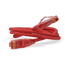 Патч-корд Hyperline U/­UTP, Cat.5е, LSZH, 5 м, красный 