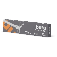 Кронштейн для проектора Buro PR04-100W белый макс.20кг потолочный поворот и наклон