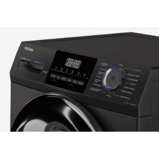 Стиральная машина Haier HW80-BP12929DE черный, загрузка фронтальная 8 кг, 1200 об/мин, класс A+++