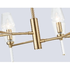 Люстра Ambrella light LH55201/6 BS/CL латунь/прозрачный E14*6 max 40W D660*520