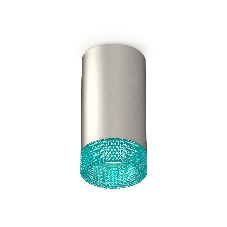 Светильник Ambrella Light XS6324021 SSL/BL серебро песок/голубой MR16 GU5.3 (C6324, N6153)