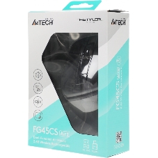 Мышь беспроводная/проводная A4Tech Fstyler FG45CS Air2 серый, 2000 dpi, USB Type-A, радиоканал, кнопки - 7