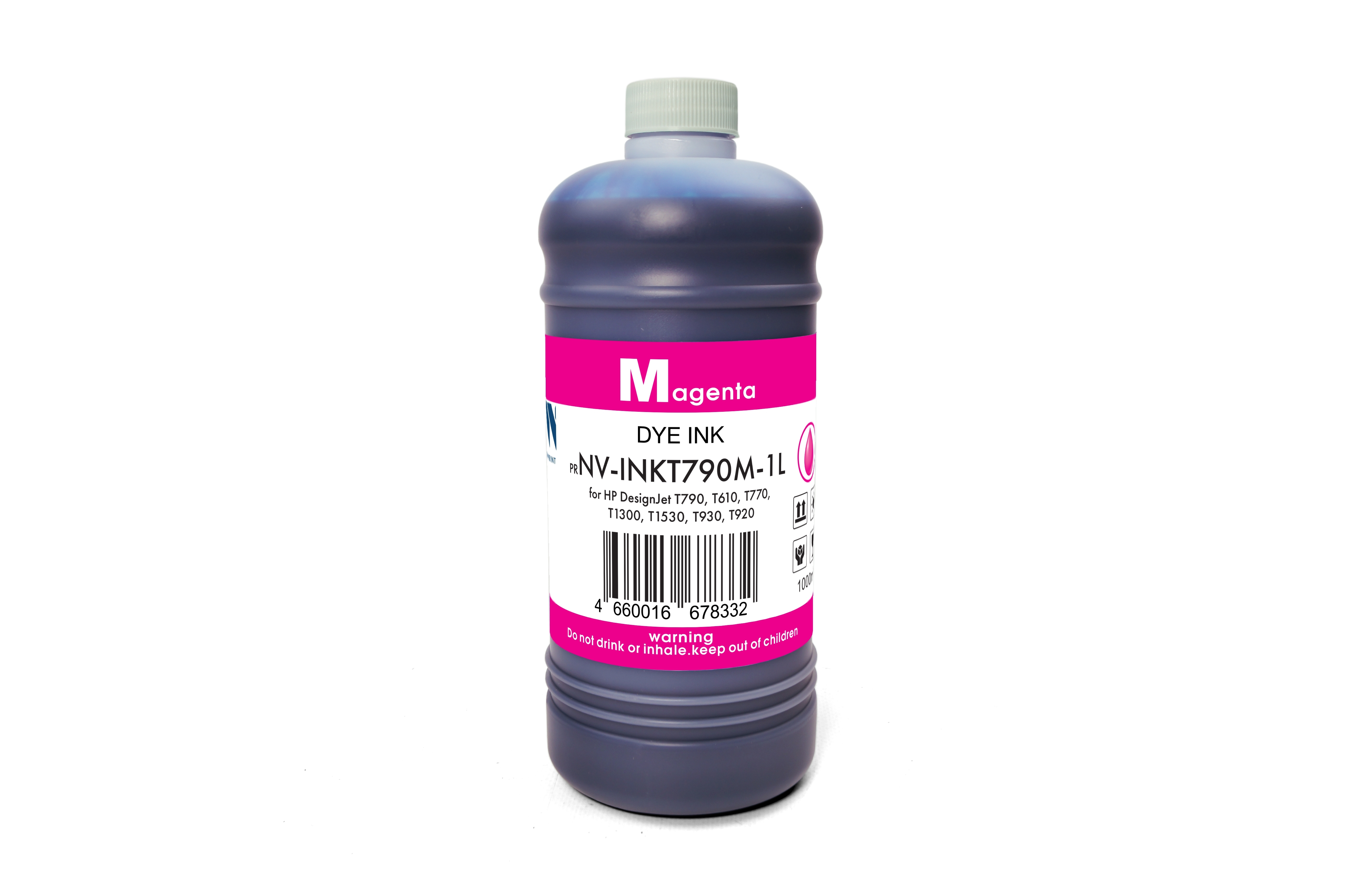 Чернила NVP для HP DesignJet T790, T610, T770, T1300, T1530, T930, T920 (HP 72/ 727/ 764) Magenta 1000 ml (совместимые)