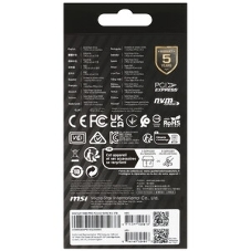 Накопитель SSD MSI SPATIUM M480 PRO, 2Tb, M.2 2280, PCIe 4.0 x4, NVMe, R/W 7400/7000