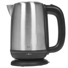 Чайник электрический BQ KT1821S черный/стальной, 2200 Вт, 1.7 л