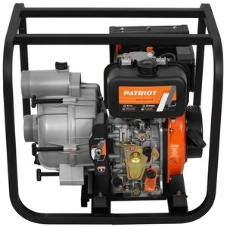 Мотопомпа Patriot MPD 3072 SFE4т дизель 296см3 5.7лс 75м3/ч 1200л/м глуб.8м напор25м 3'' бак3.5л