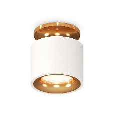 Светильник Ambrella Light XS7510121 SWH/PYG белый песок/золото желтое полированное MR16 GU5.3 (N7929, C7510, N7014)