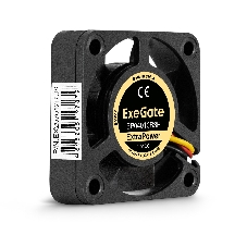 Вентилятор корпусной ExeGate ExtraPower EP04010B3P, 40x40 мм, 7800 об/мин, 38 дБ, 3 pin, без подсветки