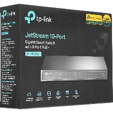 Коммутатор TP-Link TL-SG2210P, 8×1 Гбит/с PoE+ + 2×1 Гбит/с SFP, управляемый