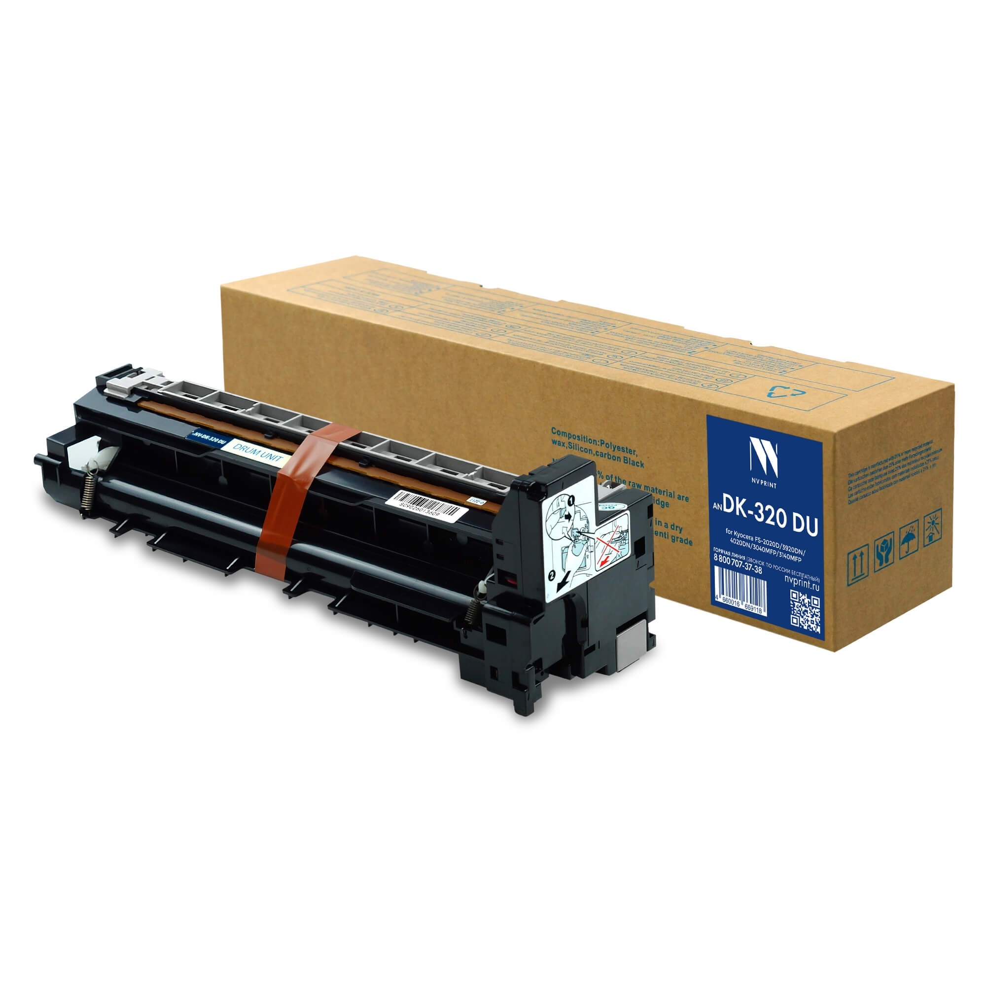 Блок фотобарабана NVPrint совместимый NV-DK-320 DU для Kyocera FS-2020D/3920DN/4020DN/3040MFP/3140MFP (300000k)