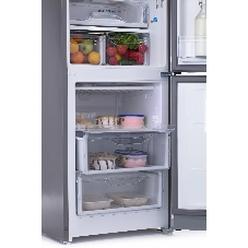 Холодильник Indesit DS 3200 G серебристый двухкамерный 252/87л морозилка снизу