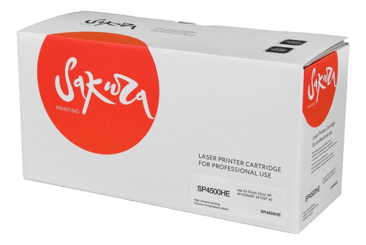 Картридж Sakura SP4500HE Ricoh Aficio SP 4510DN, Ricoh Aficio SP 4510SF, черный, 12000 к.