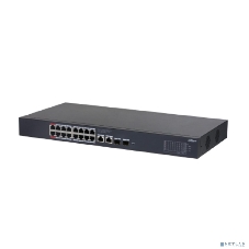 Коммутатор Dahua DH-CS4220-16GT-190, 2×1 Гбит/с + 2×1 Гбит/с Combo, управляемый