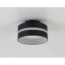 Светильник Ambrella light TN5421 SBK/FR черный песок/белый матовый GX53 IP20 D95*60