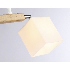 Светильник Ambrella light TR9511/2 WH/CH/FR белый/хром/белый матовый E27*2 max 40W 517*100*246