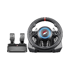 Игровой мини-руль с педалями FLASHFIRE F118 (Совместим с PS4, PS3, ПК, XB One, Series X/S и NSW)