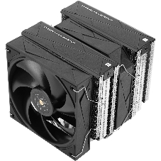 Кулер для процессора Thermalright Royal Pretor 130 (4-pin PWM, 158мм, Ni/Cu, 6x6мм, 1x120+1x130мм, 80.45CFM/81.88CFM, 29.4dBA/28.3dBA, 2150PM/1750RPM, S: 1200, 1700, 1851, 2011, 2066, 115X, AM4, AM5, silver, black)