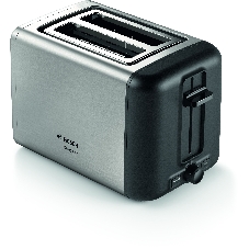 Тостер Bosch TAT3P420 нержавеющая сталь, 970 Вт, 2 слота