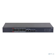 Коммутатор Dahua DH-CS4220-16GT-240, 16×1 Гбит/с + 2×1 Гбит/с + 2×1 Гбит/с Combo, управляемый