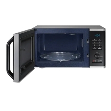 Микроволновая печь Samsung MG23K3515AS/BW серебристый/черный, 23 л, 800 Вт, переключатели - кнопки, поворотный механизм