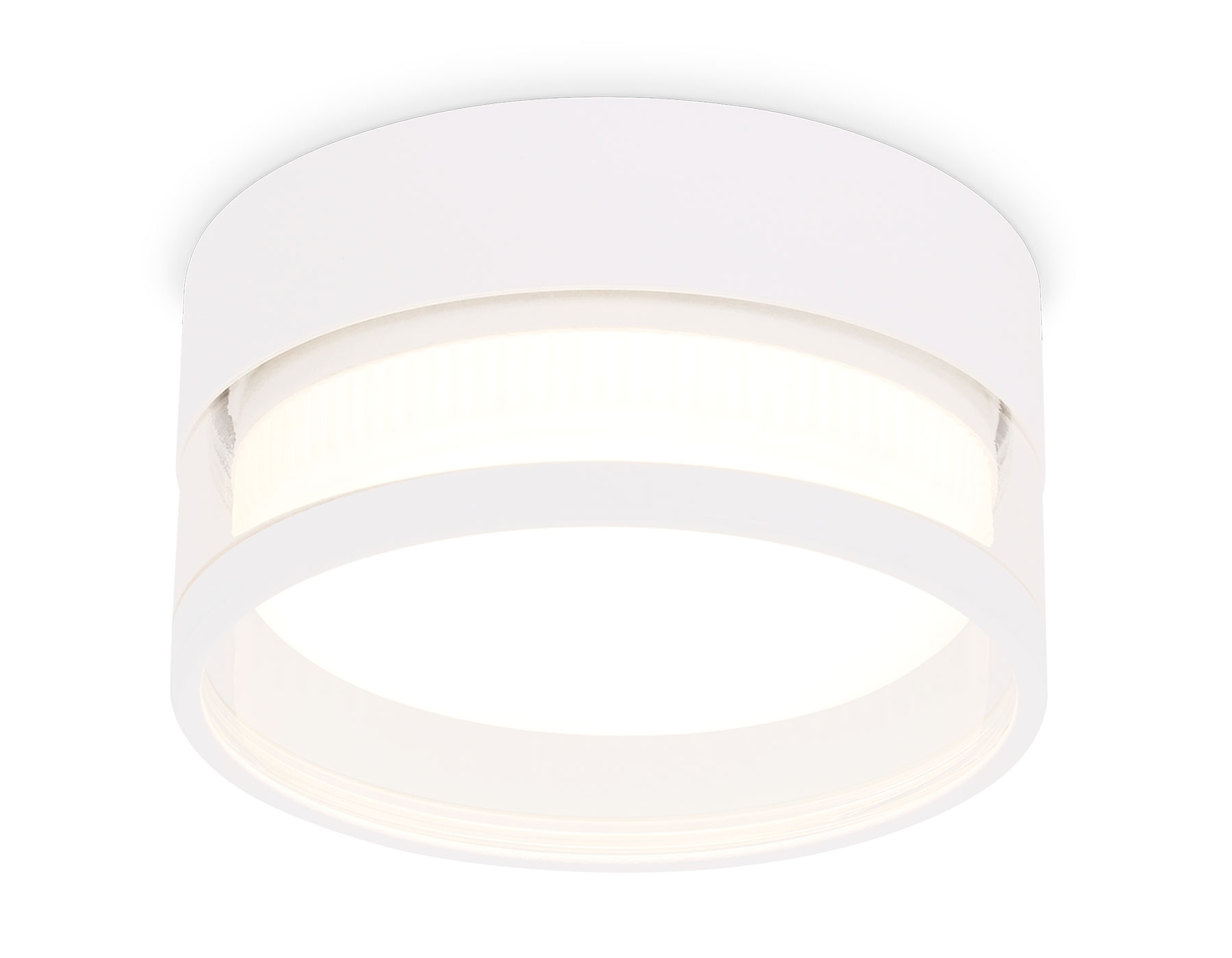 Светильник Ambrella light TN5505 SWH/CL белый песок/прозрачный GX53 D85*43