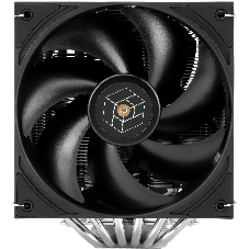 Кулер для процессора Thermalright Royal Pretor 130 (4-pin PWM, 158мм, Ni/Cu, 6x6мм, 1x120+1x130мм, 80.45CFM/81.88CFM, 29.4dBA/28.3dBA, 2150PM/1750RPM, S: 1200, 1700, 1851, 2011, 2066, 115X, AM4, AM5, silver, black)