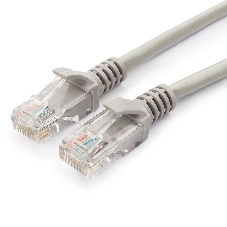 Патч-корд UTP Cablexpert cat.5e, 3м, литой, многожильный серый