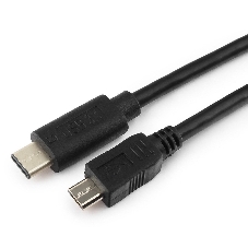 Кабель Cablexpert CCP-USB2-mBMCM-6 USB2.0 microBM/USB3.1TypeC, 1.8м, 