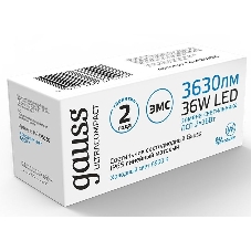 Светильник LED Gauss ДСП 36Вт 6500К IP65 линейный мат. (аналог ЛСП 2х36Вт)
