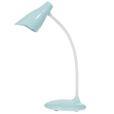 Светильник настольный Uniel TLD-559 Blue/LED/280Lm/5000K/Dimmer 3W. Сенсорный выключатель. Голубой