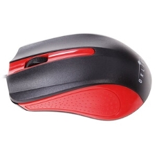 Мышь проводная Oklick 225M черный/красный, 1200 dpi, USB, кнопки - 3