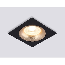 Светильник встраиваемый Ambrella light TN102730 BK/GD черный/золото GU5.3 92*92*23