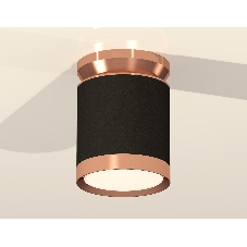 Светильник Ambrella Light XS8142035 SBK/PPG черный песок/золото розовое полированное GX53 (N8912, C8142, N8126)