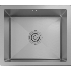 Кухонная мойка GRANFEST 4538 inox 1 чаша 400x330x205, монтаж: универсальный, материал: нержавеющая сталь, нержавеющая сталь