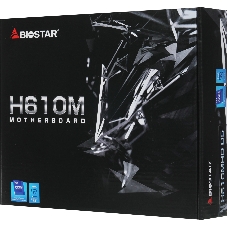 Материнская плата Biostar H610MHD D5, LGA1700, Intel H610, 2xDDR5, 4xSATA, 1xM.2, 1xPCIe 4.0 x16, HDMI, DVI-D, 1x1Gb LAN, 3x3.5 мм, 7.1, microATX