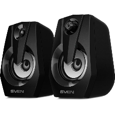 Акустическая система SVEN 370 2.0 черные (2x2W, USB, RGb подсветка)