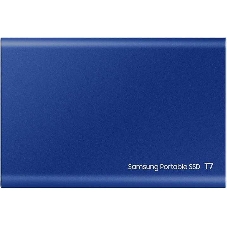 Внешний SSD Samsung T7, 2TB, USB 3.2 Gen 2 Type-C, R/W 1050/1000, синий