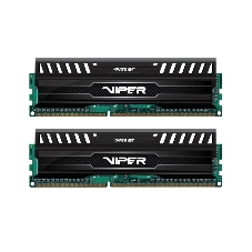 Оперативная память Patriot Viper 3, DDR3, 16GB (2x8 GB), 1600 MHz, CL10, DIMM, радиатор, черный