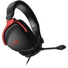 Гарнитура ASUS ROG Delta S Core чёрный-красный, проводная, 3.5 мм, съёмный микрофон, совместимость с PlayStation, Xbox