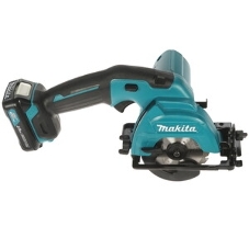 Пила циркулярная Makita HS301DWAE10.8В 2х2А·ч Li-ion 1500об\м диск-ф85мм рез-25.5мм 1.6кг чем