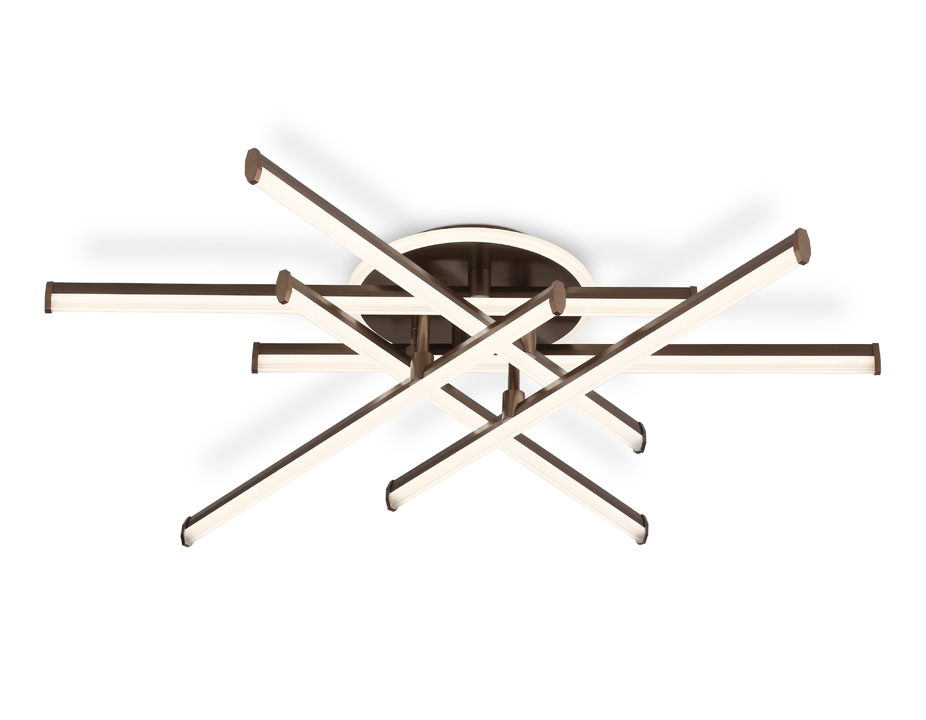 Потолочный светодиодный светильник Ambrella light FL6253 CF кофе 97W 3000K-6400K 805*760*170 (ПДУ ИК)