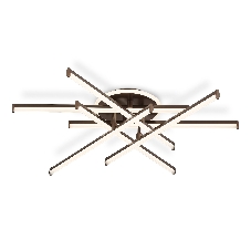 Потолочный светодиодный светильник Ambrella light FL6253 CF кофе 97W 3000K-6400K 805*760*170 (ПДУ ИК)