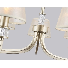 Люстра Ambrella light LH71214/5 CGD золото E14/5 max 40W D620*740