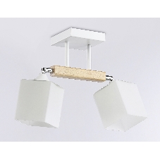 Светильник Ambrella light TR9511/2 WH/CH/FR белый/хром/белый матовый E27*2 max 40W 517*100*246