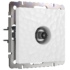 ТВ-розетка оконечная (белый)