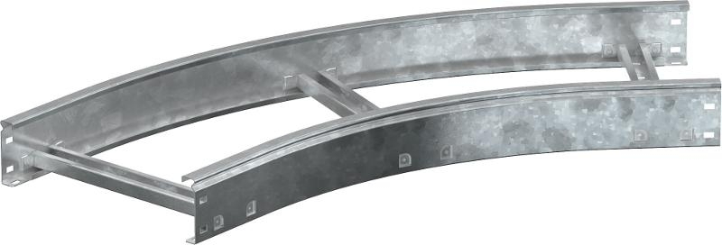 Поворот лестничный LESTA 45град 100х200мм R600 HDZ  | CPG05-4-45-100-200-HDZ | IEK