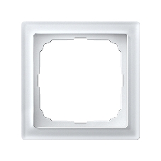 Systeme Electric ArtGallery Pure Органическое стекло Белый Рамка 1-ая