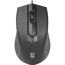 Мышь проводная Defender Optimum MB-270 черный, 1000 dpi, USB, кнопки - 3