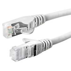 Патч-корд Lanmaster TWT UTP кат.5e, с заливными колпачками, 0.3 м, белый